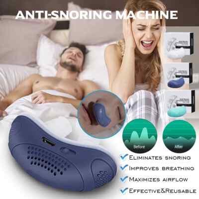 2026 Micro Electric Noise Anti Snoring Device Sleep Apnea Stop Snore Aid Stopper