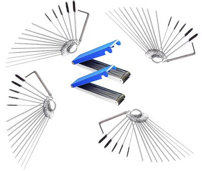 #ad 90pcs Carb Carburetor Jet Cleaning Tool Brushes Needles For Motorcycle ATV Parts $14.92