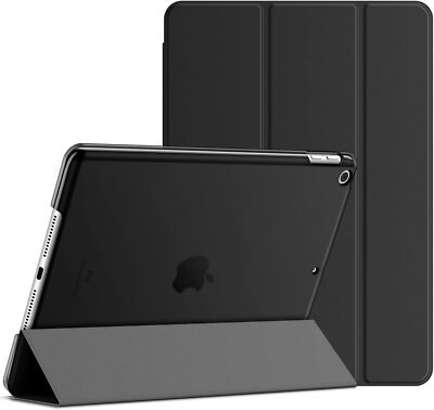 JETech Hülle iPad 9,7 Zoll Modell 2018/2017 6/5 Generation Schutzhülle Schwarz