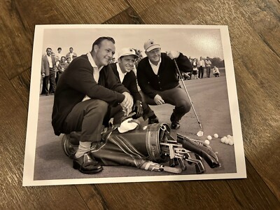 ARNOLD PALMER Art Print Photo 8''x11  JACK NICKLAUS GARY PLAYER PGA Golf Masters