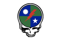 4" 75th rangers skull army sticker decal usa made