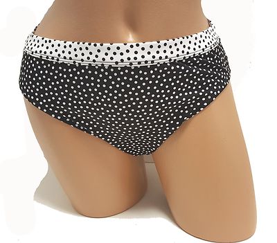 24th NEW Black Women's S M Small Medium 4 6 8 10 Swimsuit Bikini Bottom $58 4246