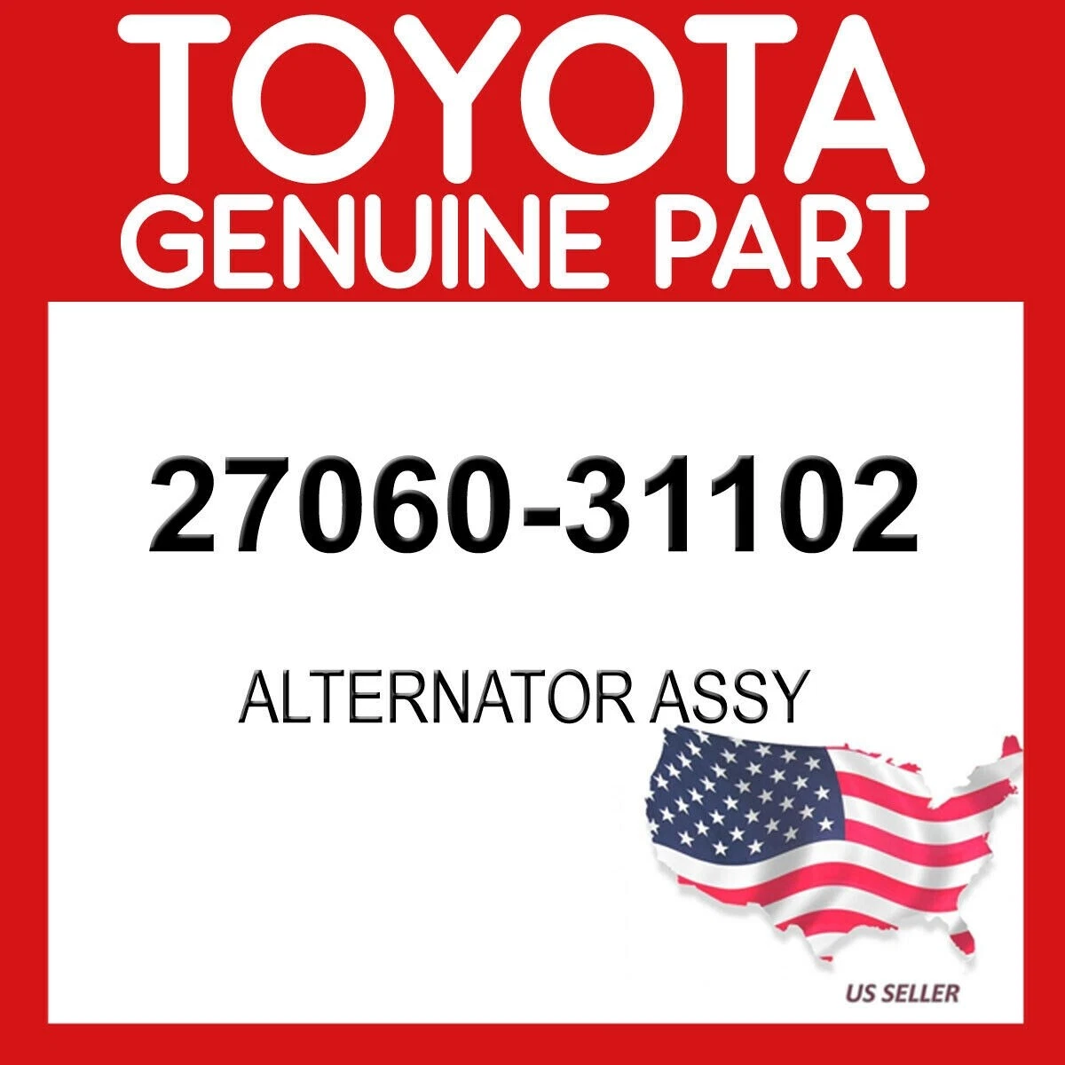 TOYOTA GENUINE OEM 27060-31102 ALTERNATOR ASSY 2706031102 | eBay