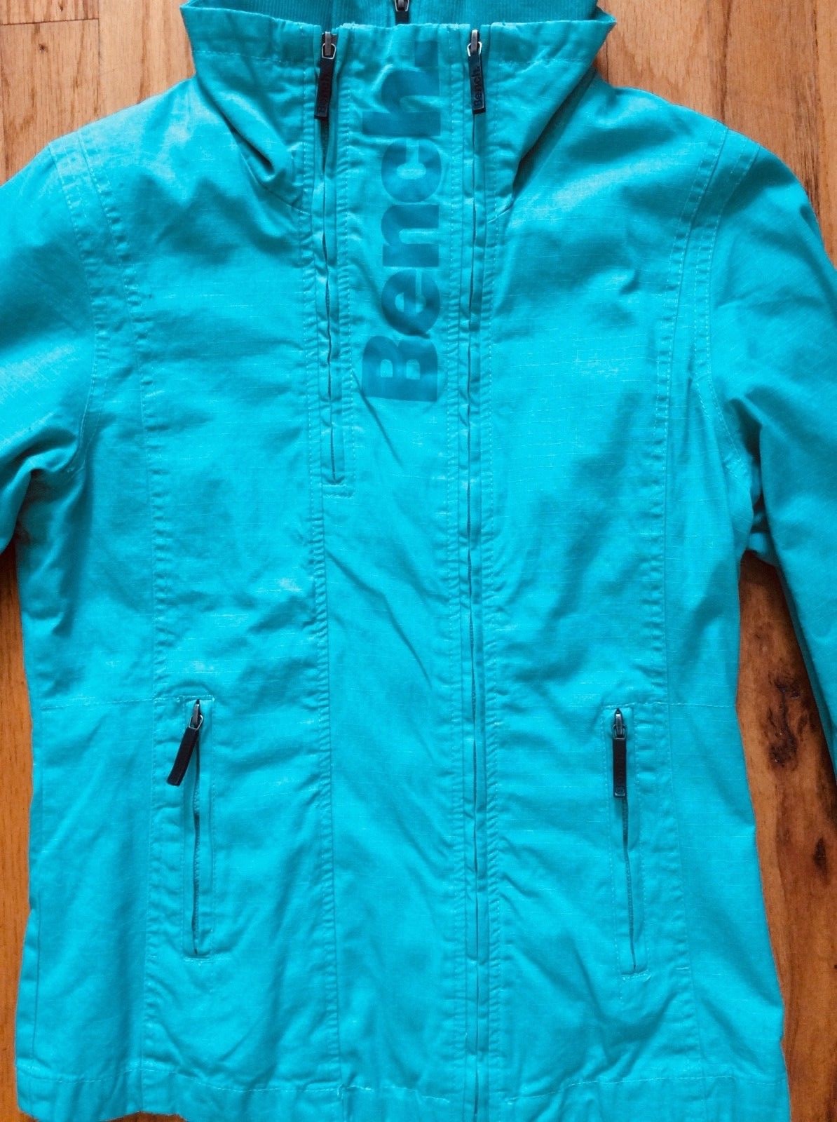 BENCH - Double Zip Front Jacket - Teal / Turquois… - image 3