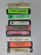 8 Track Rock/Pop Lot - 9 Tapes See Images
