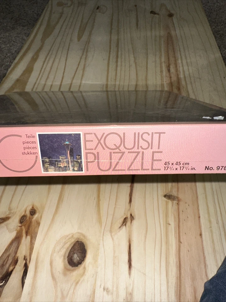 NEW Rare Seattle Jigsaw Puzzle FX Schmid 600 Pieces NEW - SEALED 97838.2 - Image 4 of 4