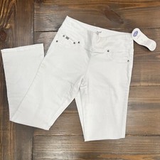 DG2 by Diane Gilman Stretch Denim Comfort Waist Bootcut Jean White