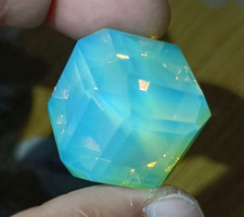 132.25 Ct Natural Green Opal Cube Welo Australian Certified Untreated Gemstone