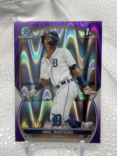 Abel Bastidas 2023 Bowman Chrome 1st Bowman /250 Purple Raywave Refractor 