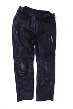 Probiker AirVent Damen Motorradlederhose Gr. 46 Ziegenleder Protektoren Schwarz