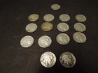 BUFFALO NICKEL MIXED LOT 15 TOTAL YEARS FROM 1923-1937 SOME LIGHT DATES