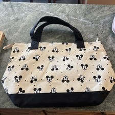 Nice BN Large Mickey Mouse Cotton Canvas Tote Bag (Disney Store) Authentic WDW