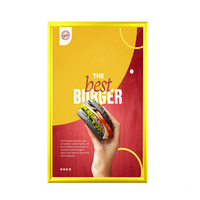 Bnv Group Bnv Aluminum Front Load Snap Poster/Picture Frame Yellow 16X20 Inches