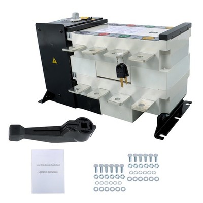 Industrial Generator Grid To AC Automatic Transfer Switch ATS 630A 4P 110/220V