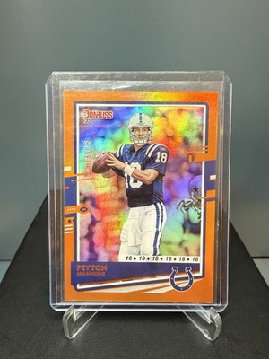2020 Panini Donruss Peyton Manning #125 Orange /18