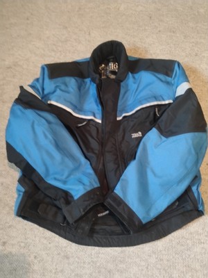 Cortech Black Cordura Nylon Tour Master Jacket Mens Large Motorcycle Padded