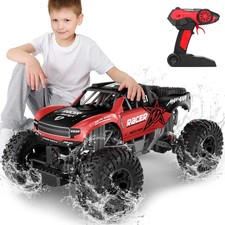 1:12 Scale 4x4 RC Truck Waterproof Offroad Crawler With 2 Rechargeable Batteries