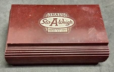 Vintage Made In USA Ohaus Sto-A-Weigh Gram Weights - Missing Fractionals