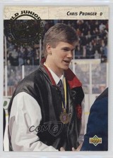 1992-93 Upper Deck World Juniors Championships Chris Pronger #591 HOF 1e8j