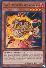 Gladiator Beast Laquari - MZTM-EN067 - Rare - 1st Edition Near Mint Yugioh Card
