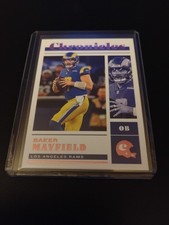 2022 Panini Chronicles #31 Baker Mayfield Los Angeles Rams Pink
