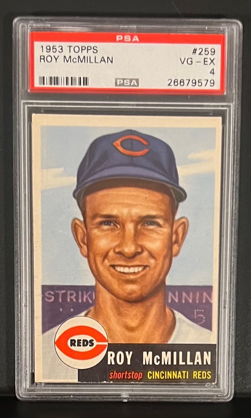 1953 Topps Roy McMillan #259 PSA4