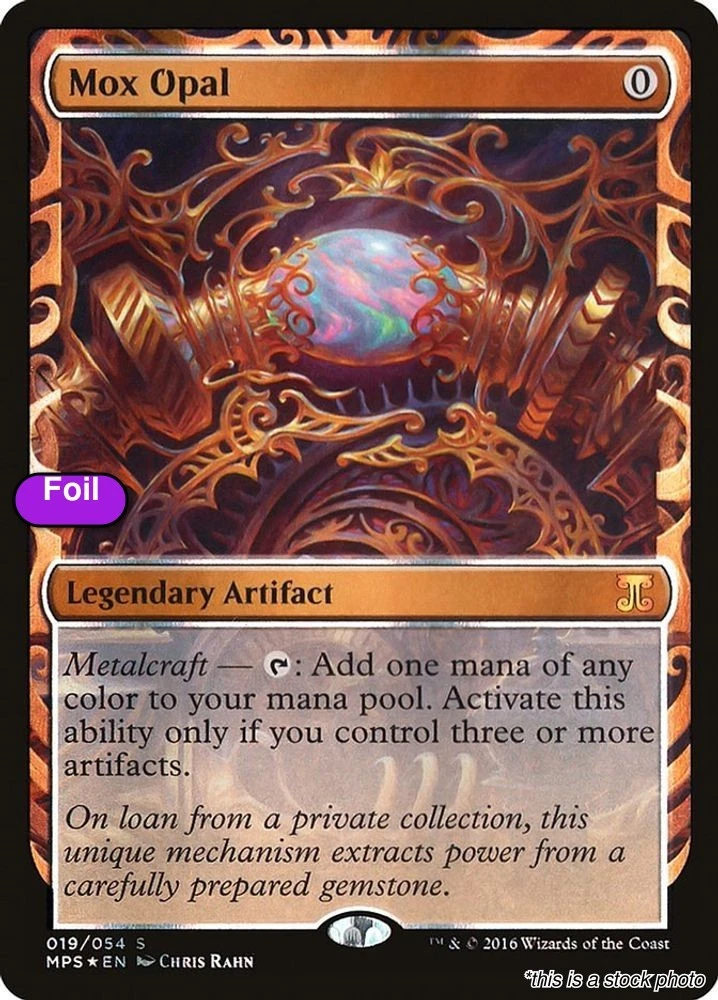 Mox Opal Magic: The Gathering Individual Trading Card Games for