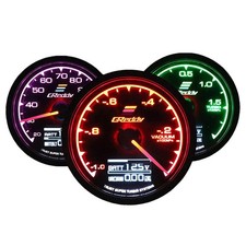 Gauge Water Temp Gauge Display Meter Oil Pressure Turbo 62mm 2.5Inch With Sensor