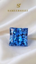 2 Ct Natural Princess Cut Blue Diamond D Grade VVS1 Clarity Loose Gemstone