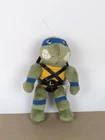 1989 Vintage Leonardo Teenage Mutant Ninja Turtles Plush Figure 9” TMNT