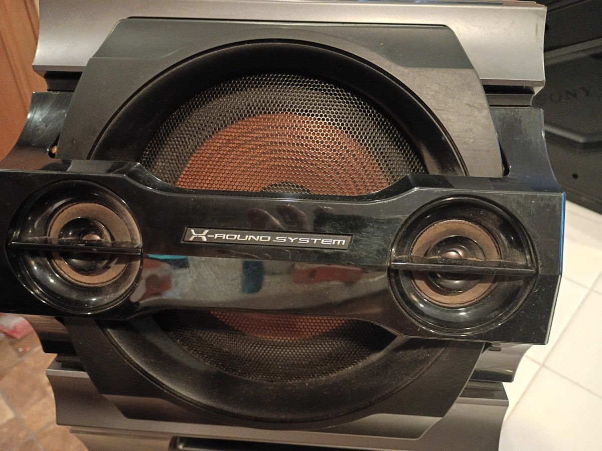 Sony SS-ZX99i X-Round Stereo System Speaker VTG Loud Music Wooden