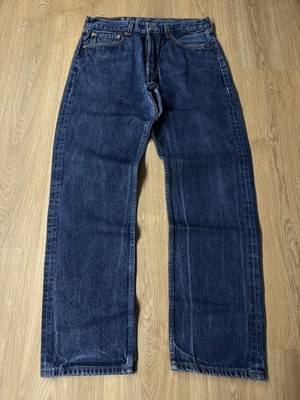 Vintage Levi's 501 XX 0000 Jeans W31 L32 Blau Faded Denim Button Fly STF 2000