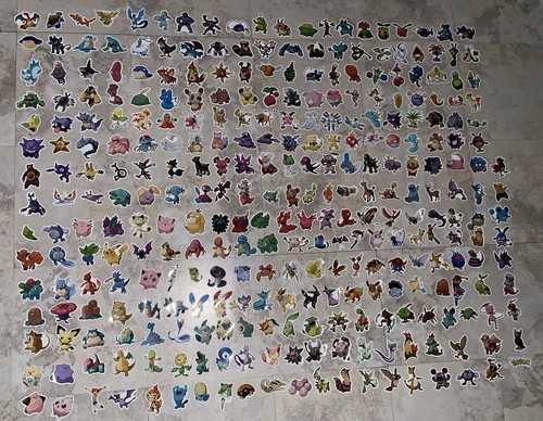Pokemon Go 307 Sticker Bulk Bundle Decal Lot 2-3 Inch Each US Seller See Photos - 第 3/13 張圖片
