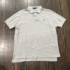 Polo Ralph Lauren Polo Shirt Men  s XL Gray Cotton