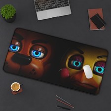Five Nights at Freddys 2 Fan Art Desk Mat Gaming Mouse Pad Stitched Edges