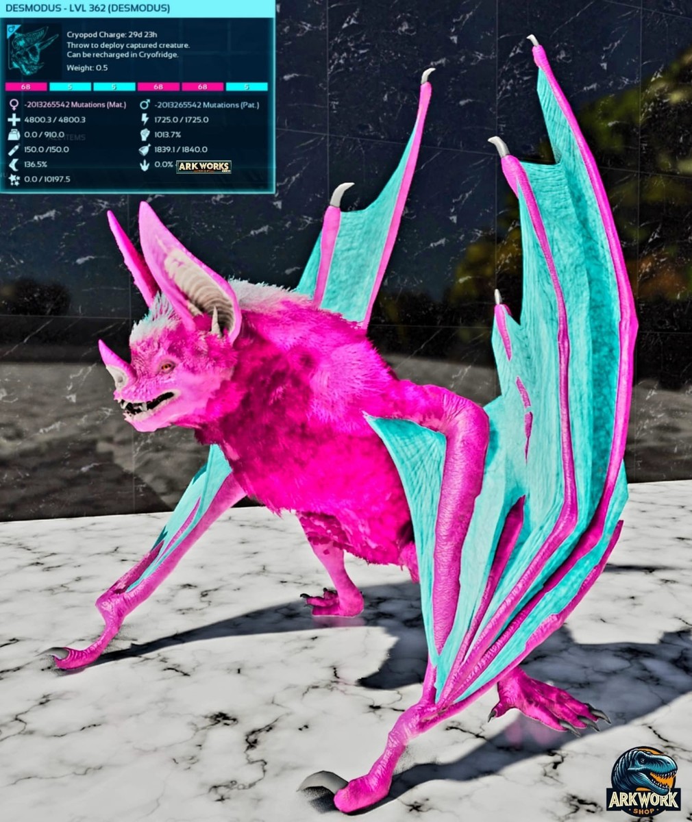 🦖ARK Survival Ascended Cotton Candy Top Stats PVE PS5/XBOX/PC | eBay