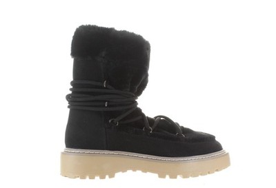 JLO by Jennifer Lopez Womens Ginna Black Ankle Boots Size 6 (7686525)