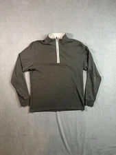 The Normal Brand Quarter Zip Pullover Mens Medium Soft Stretch Gray Athleisure