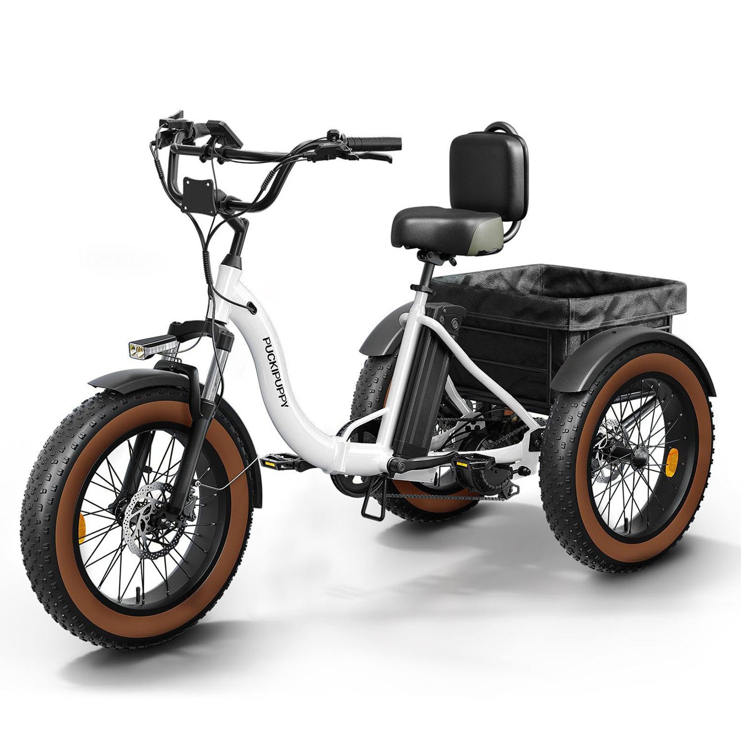 Electric Tricycle for Adults Fat Tire 3 Wheel Electric Trike