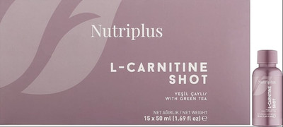 FARMASI L CARNITINE SHOT WITH GREEN TEA 15 BOTTLES 50ml 1.69oz