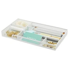 Annova Desk Drawer Organizer Tray for Office Organization - Metal Mesh - Stor...