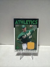 2021 Topps - 1986 Topps Baseball Relics Jesus Luzardo Oakland A’s Phillies GW