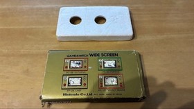 Nintendo Game & Watch Parachute PR-21 1981 Wide Screen Boxed Junk LCD Fault