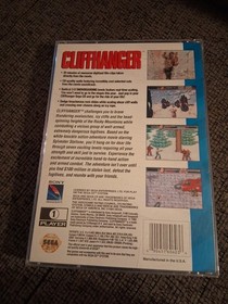 Cliffhanger Sega CD Complete CIB With Manual + Insert Sony Imagesoft 1993