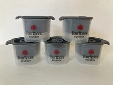 Four Roses Bourbon Ice Cube Silicone Mold Lot of 5
