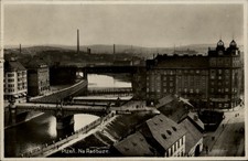 RPPC Pizen Na Radbuze vintage postcard a892