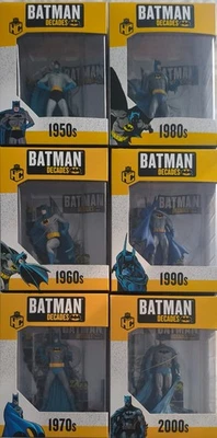 Batman Pack 6 Figurines Hero Collector en Coffret " Decades DC" de 1950 à 2000 - Photo 1/3