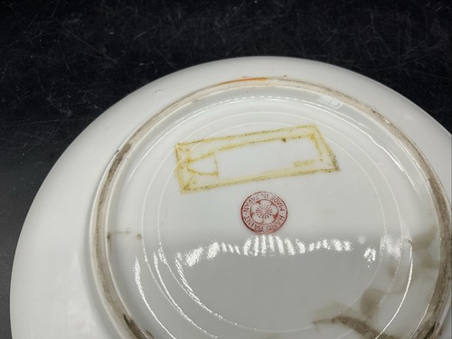 Vtg Hand Painted Japan Bread / Dessert Plate 6 1/2” W - Picture 4 of 4