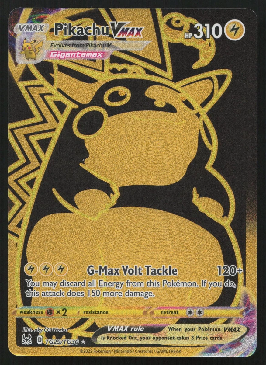 Pikachu VMAX UR TG29/TG30 ピカチュウ　英語版 Pikachu VMAX TG29/TG30 Swsh11: Lost Origin Trainer Gallery for