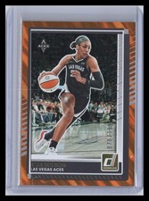 2025 Donruss WNBA #82 A'ja Wilson Orange Lava #/199